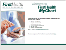 Tablet Screenshot of firsthealthclinics.org
